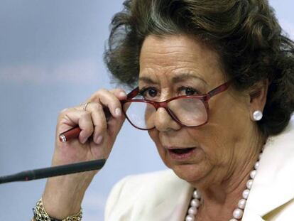 La exalcaldesa de Valencia, Rita Barberá.
