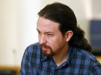 Pablo Iglesias en el Congreso.