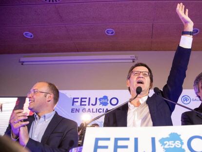 El candidato popular a la Xunta, Alberto Núñez Feijóo.