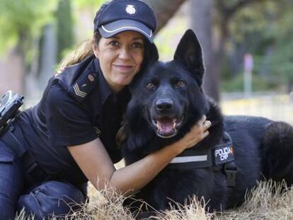 Rosa Chamorro, policía Nacional.