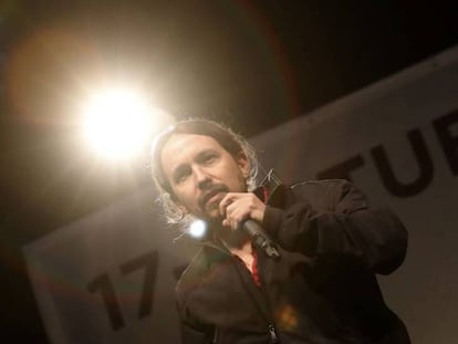 El líder de Podemos, Pablo Iglesias.