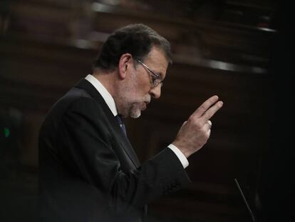 El presidente del Gobierno en funciones, Mariano Rajoy.