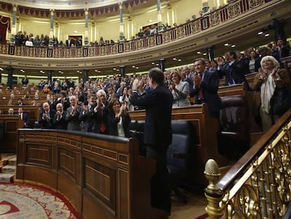 El pleno del Congreso, este sábado.