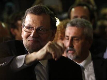 Mariano Rajoy después de ser investido.