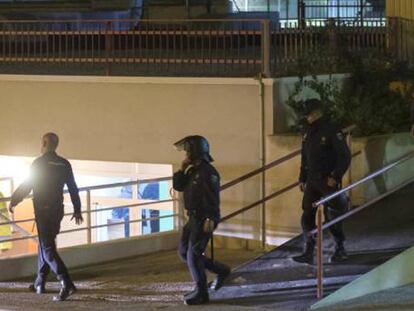Imagen del CIE de Murcia, anoche. MARCIAL GUILLÉN EFE