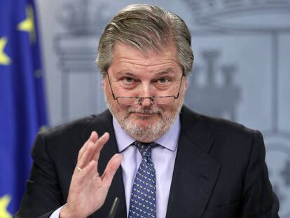 Rueda de prensa tras el Consejo de Ministros, con la comparecencia de Íñigo Méndez de Vigo.
