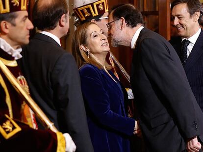 Mariano Rajoy i Ana Pastor, al Congrés.
