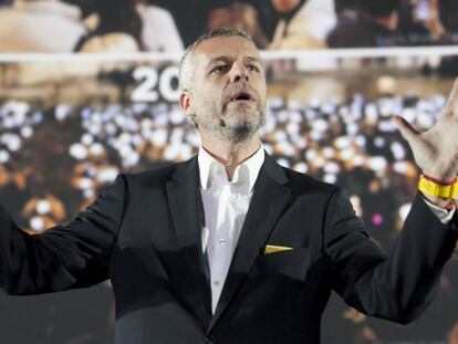 Andy Stelman, en un momento de su intervención.