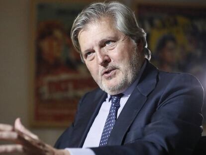 Méndez de Vigo, en un momento de la entrevista.