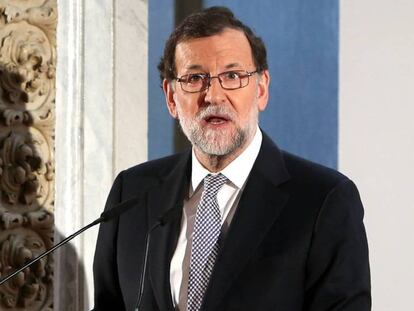 Mariano Rajoy, este martes, en el foro.