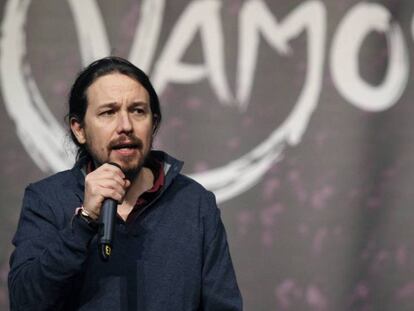 El líder de Podemos, Pablo Iglesias.