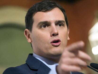 El líder de Ciudadanos, Albert Rivera, en una imagen de archivo.