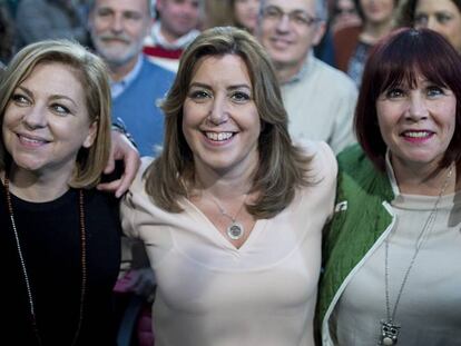 Susana Díaz, en Alcalá de los Gazules (Cádiz).