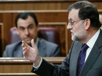 El presidente del Gobierno, Mariano Rajoy, este miércoles.