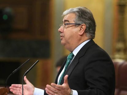 Juan Ignacio Zoido en el Congreso de los Diputados.