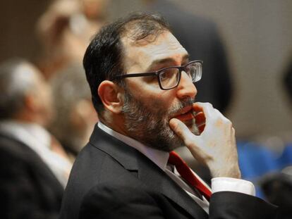 El juez Eloy Velasco, en el II Congreso de la Abogacía madrileña.