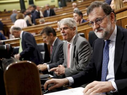 El presidente del Gobierno, Mariano Rajoy, hoy.