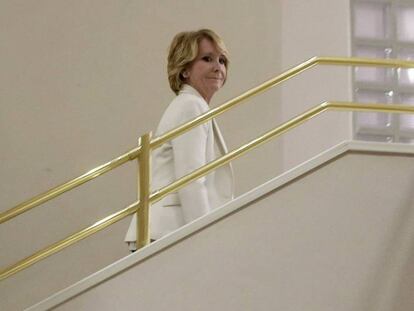 Esperanza Aguirre, exportavoz del PP en el Ayuntamiento de Madrid.