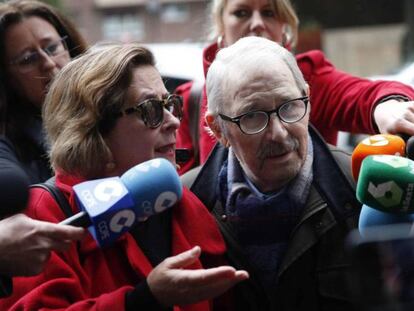 El ex secretario general del SOMA-UGT, José Ángel Fernández Villa, en el juzgado de Oviedo.