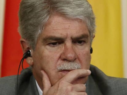 El ministro de Exteriores, Alfonso Dastis.