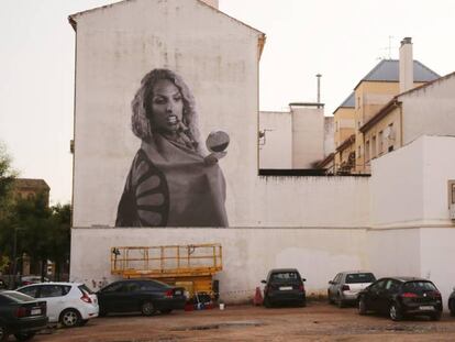 Retrato de Jennifer Escobedo, en la calle Fernández de Córdoba, 10, en Córdoba.