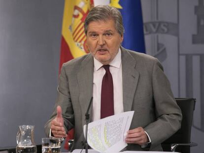 El ministro portavoz del Gobierno, Íñigo Mendez de Vigo.