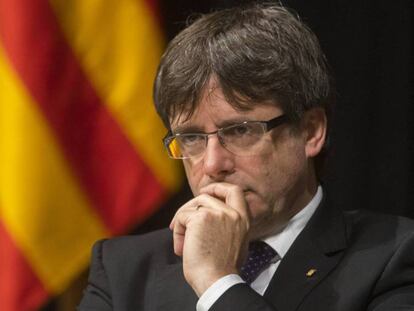 El presidente de la Generalitat de Catalunya, Carles Puigdemont. Vídeo: el Gobierno bloqueará los gastos de la Generalitat para la consulta