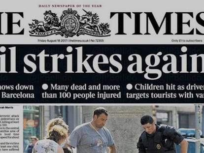 Revista de prensa, el atentado terrorista en Barcelona da la vuelta al mundo