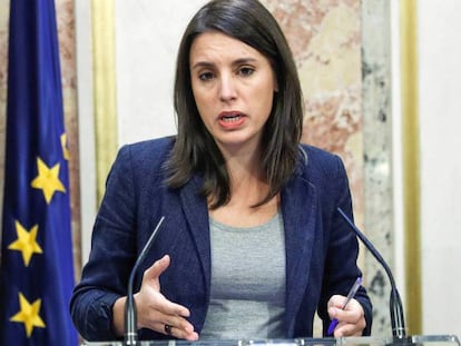 Irene Montero, portavoz de Unidos Podemos.