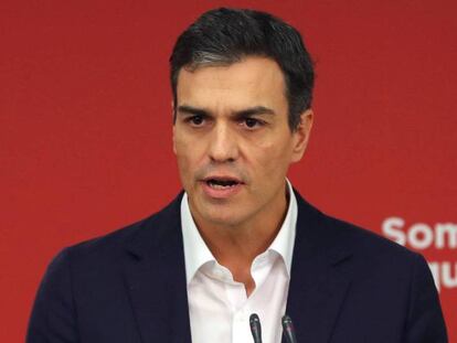 El secretario general del PSOE, Pedro Sánchez. Ballesteros EFE