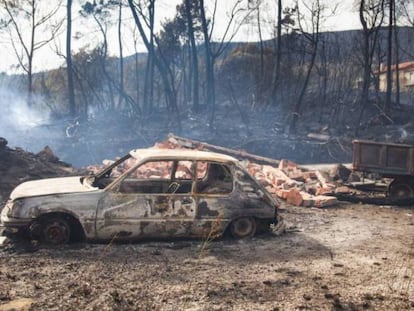 Los incendios calcinan en Galicia 35.500 hectáreas, más del doble que en el resto del año