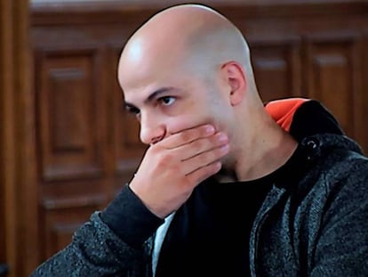 Sergio Morate durante el juicio en el que se le acusa de los asesinatos de Marina Okarinska y Laura del Hoyo.