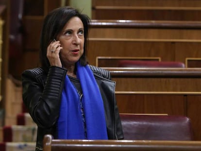La protavoz del PSOE en el Congreso, Margarita Robles.