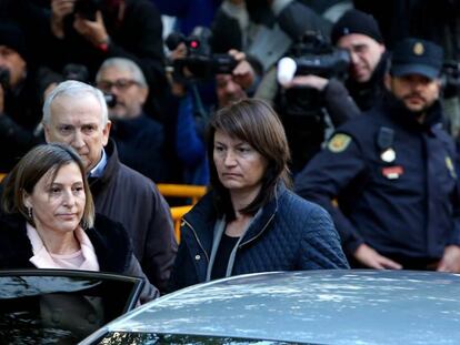 FOTO Y VÍDEO: Carme Forcadell, a su llegada al Tribunal Supremo.