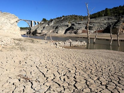 El embalse de Entrepeñas (Guadalajara).