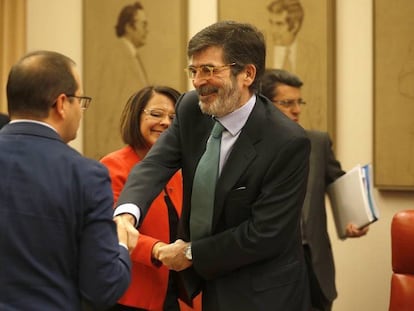 José Enrique Serrano, tras ser elegido presidente de la comision territorial del Congreso.