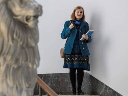 María Elósegui, esta semana. En el vídeo, entrevista con Elósegui tras su nombramiento como nueva juez del tribunal.