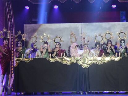 Drag La Tullida se corona con un paseo en plataformas por Eurovisión.