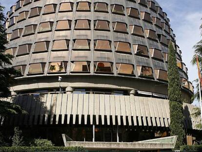 Fachada del edificio del Tribunal Constitucional.