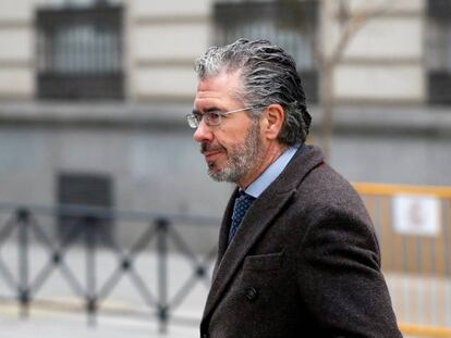 Francisco Granados a su llegada a la Audiencia Nacional.