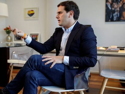 El presidente de Ciudadanos, Albert Rivera, este marzo.