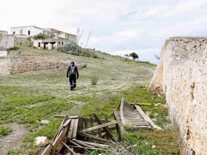 Búsqueda del niño desaparecido, Gabriel Cruz en la barriada de Las Negras, en Níjar (Almería).