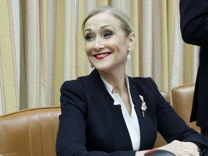 Cristina Cifuentes en el Congreso.