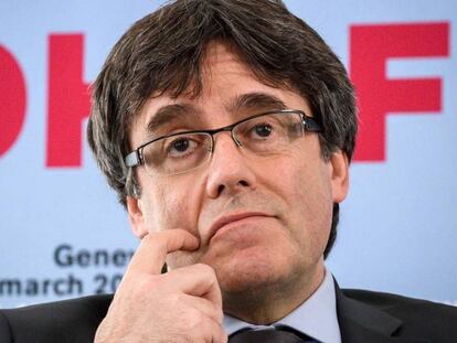 : AFP Firma:
Pie de Foto: El expresident de la Generalitat, Carles Puigdemont.