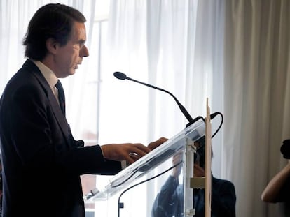 El expresidente del Gobierno, José María Aznar.