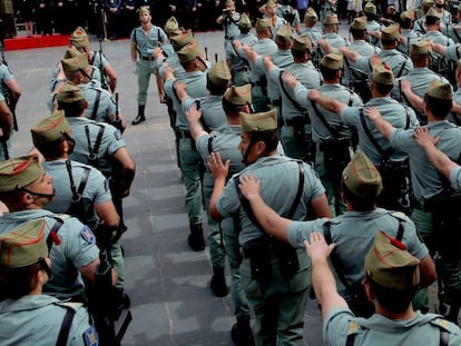 Desfile de la Legión en Málaga.