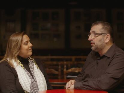 Noelia Heredia e Iñaki Vázquez en el tablao Casa Patas, en Madrid.
