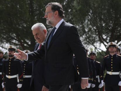 Mariano Rajoy recibe en Madrid al primer ministro turco, Binali Yildirim. En vídeo, declaraciones de Mariano Rajoy, presidente del Gobierno.
