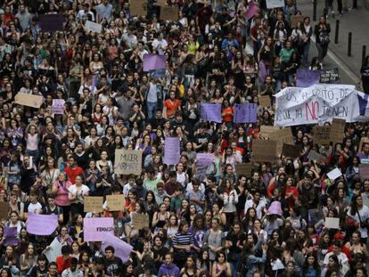 Manifestación este jueves en Barcelona contra de la sentencia de La Manada.