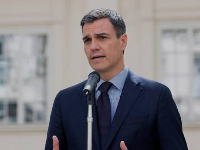 Pedro Sánchez en Londres.